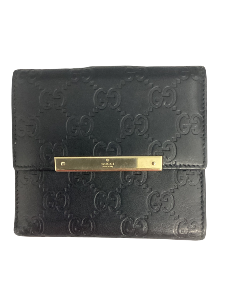 Gucci-Guccissima Compact Wallet - Couture Traders